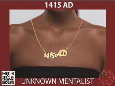 Unknown Mentalist - 1415AD